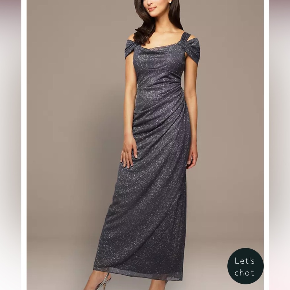 Alex Evenings Like new size 16 formal dress. Smoke color